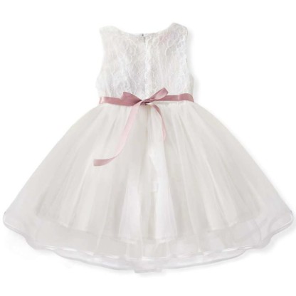 Mesh Rosette Sleeveless Midi Dresses - image 3