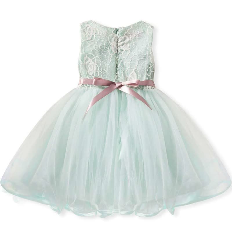 Mesh Rosette Sleeveless Midi Dresses - image 9
