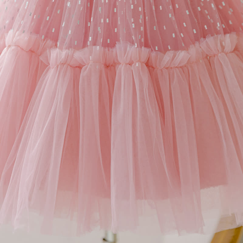 Mesh Rosette Sleeveless Midi Dresses - image 6