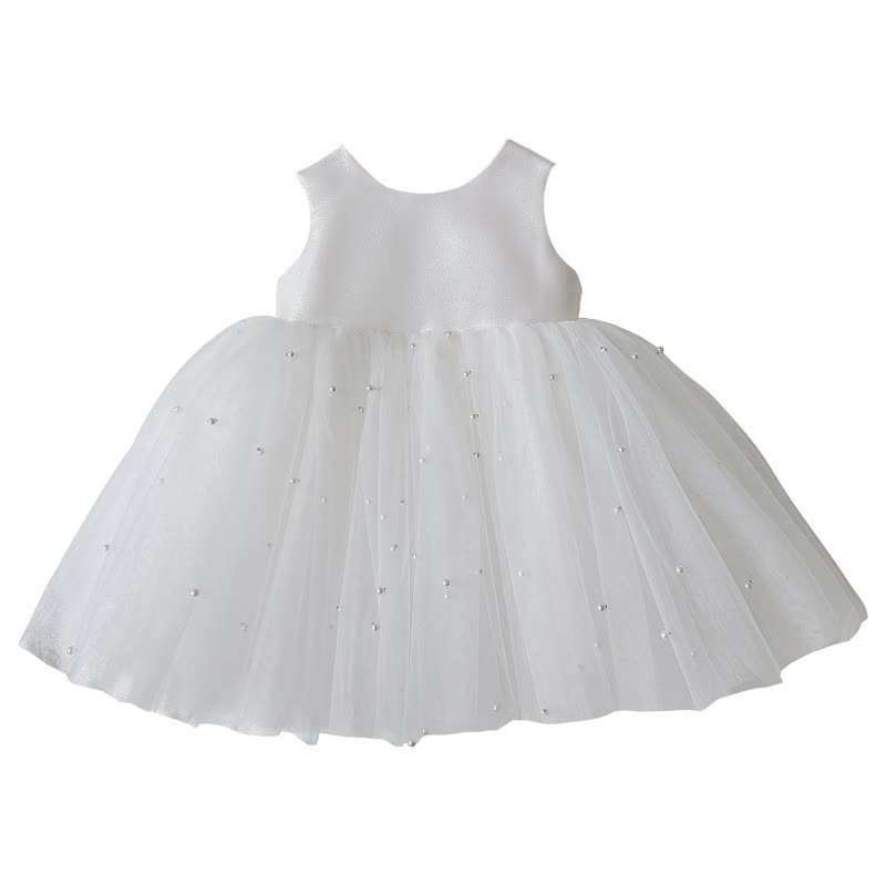 Mesh Bow Sleeveless Midi Dresses - image 4