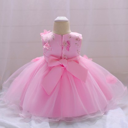 Mesh Rosette Sleeveless Midi Dresses - image 2