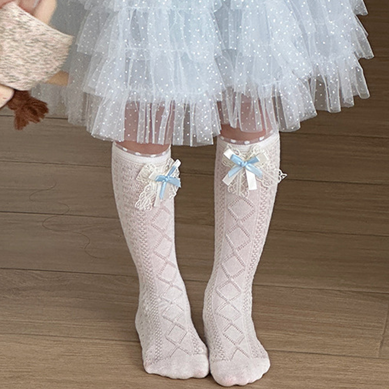 Color-block With Bow Socks - image 8