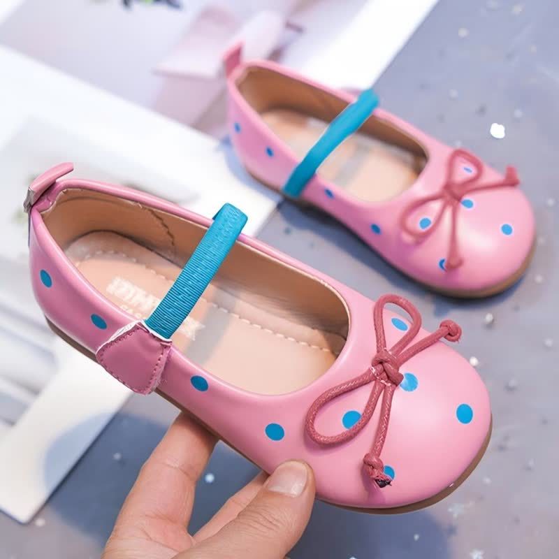Polka Dots Bow Round Toe Mary Janes - image 2