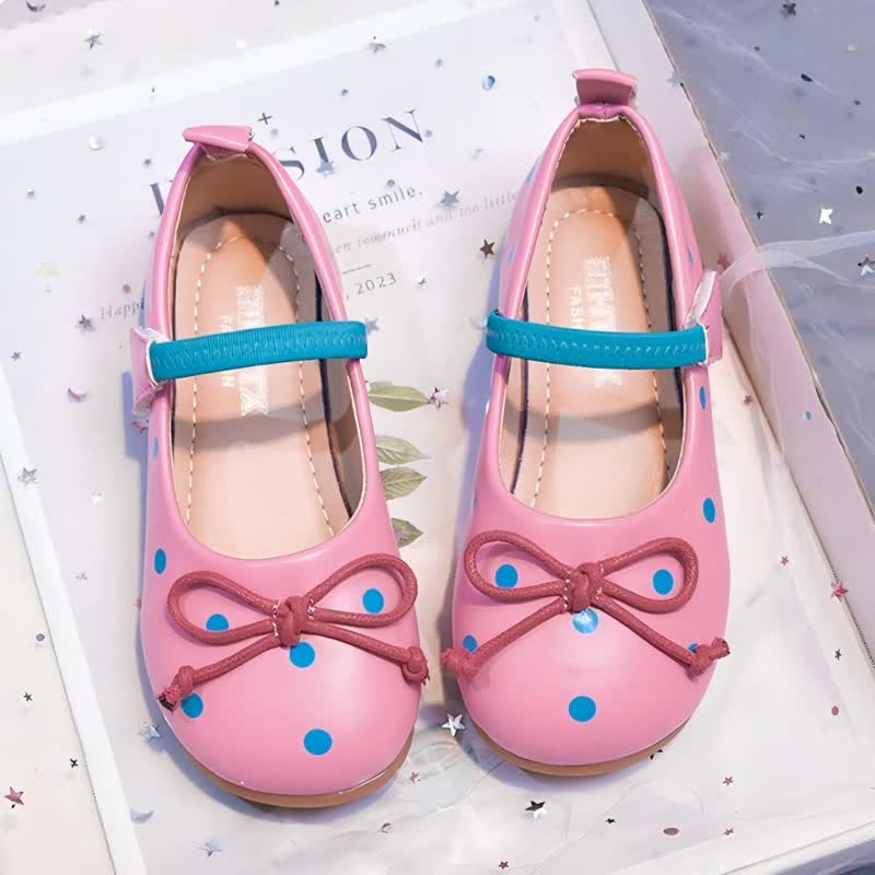 Polka Dots Bow Round Toe Mary Janes - image 4