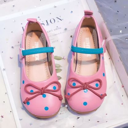 Polka Dots Bow Round Toe Mary Janes - image 4