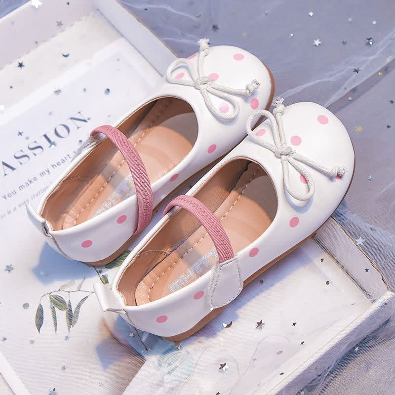 Polka Dots Bow Round Toe Mary Janes - image 11