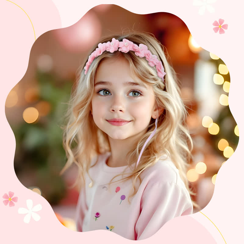 Solid Rosette Hairband - image 3