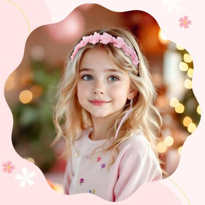 Solid Rosette Hairband - image 3