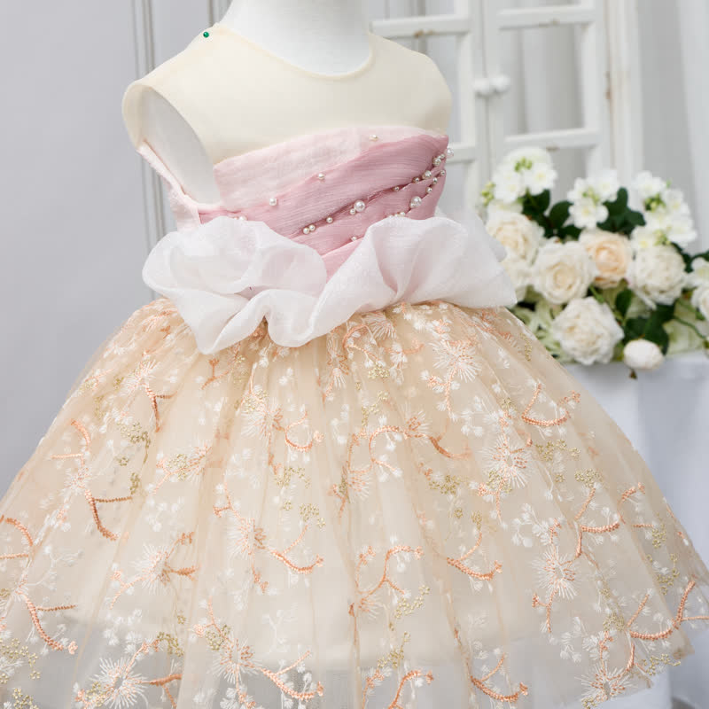 Chemical Fiber Blend Split Joint Sleeveless Midi Dresses - image 3