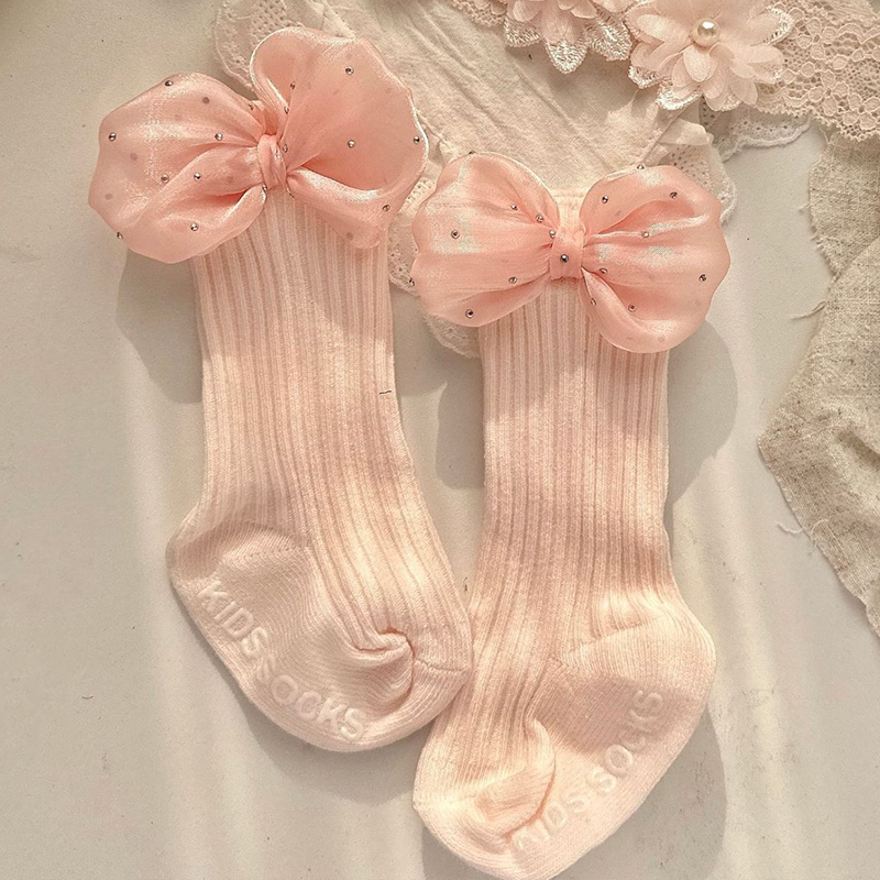 Solid With Rhinestones Headband And Socks - image 3