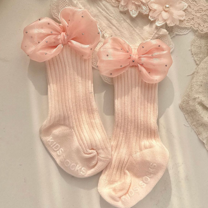 Solid With Rhinestones Headband And Socks - image 3