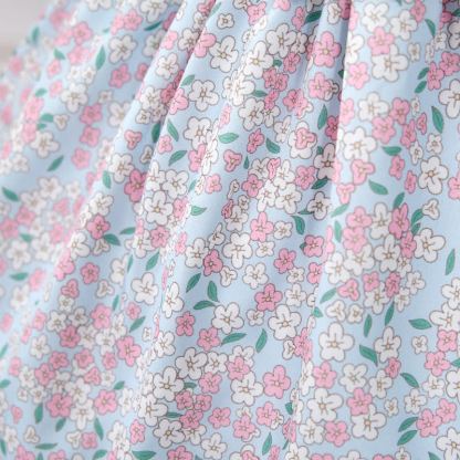 Chemical Fiber Blend Embroidery Short Sleeve Midi Dresses - image 10