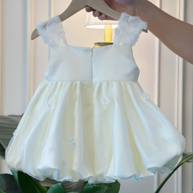 Satin Rosette Sleeveless 
Short Dresses - image 7