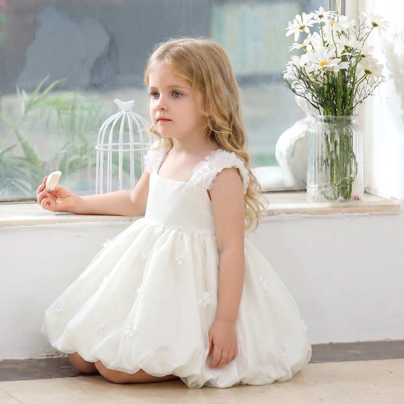 Satin Rosette Sleeveless 
Short Dresses - image 3