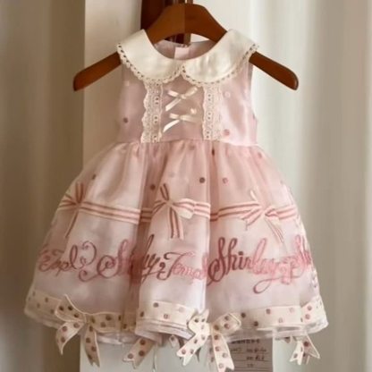 Organza Bow Short Sleeve Midi Dresses - image 7