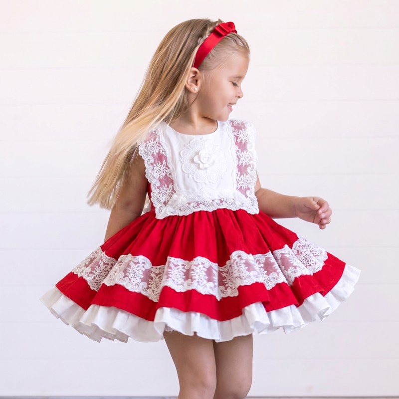 100% Cotton Stitching Lace Sleeveless Short Two-piece Set - image 5