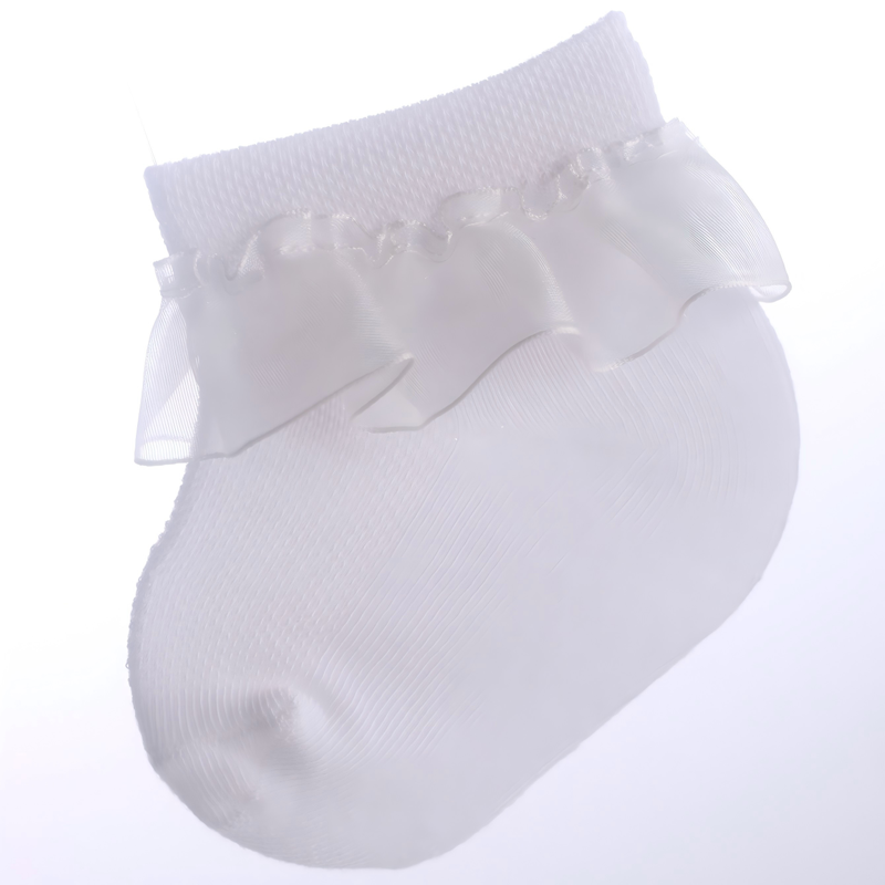 Solid Stitching Lace Socks - image 2