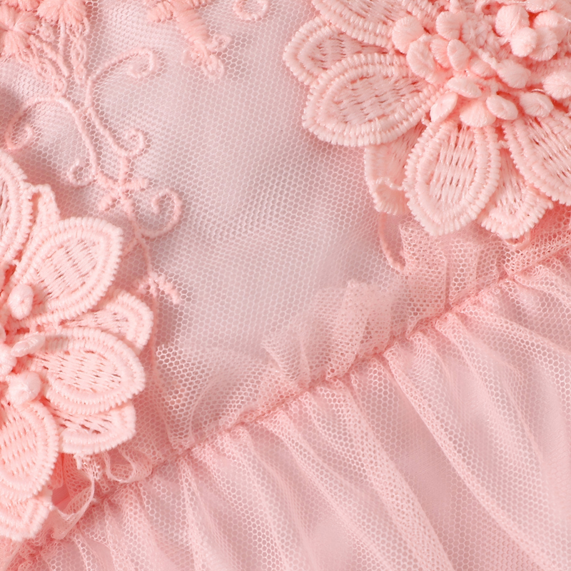 Mesh Lace Edge Sleeveless Short Bodysuit - image 13