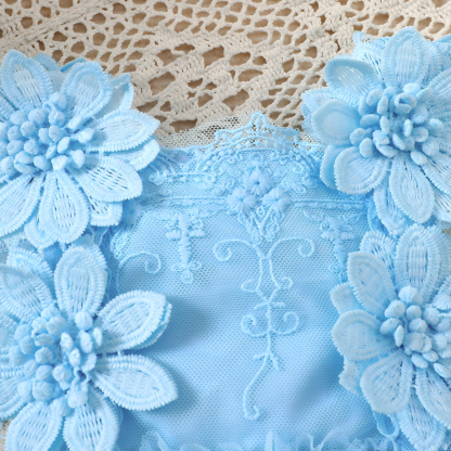 Mesh Lace Edge Sleeveless Short Bodysuit - image 25