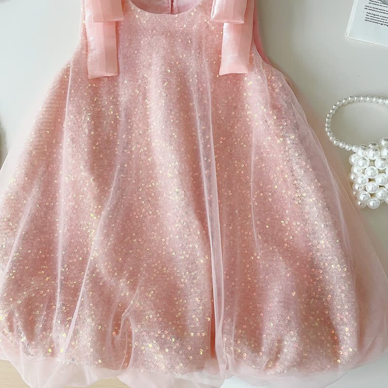 Chemical Fiber Blend Sequins Sleeveless Midi Dresses - image 10