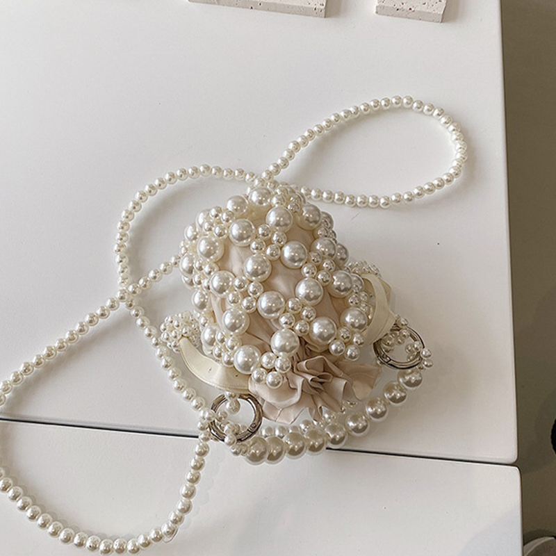 Solid With Pearls Bags - image 4