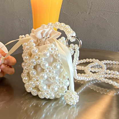 Solid With Pearls Bags - image 5