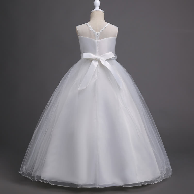 Organza Rosette Sleeveless Maxi Dresses - image 13