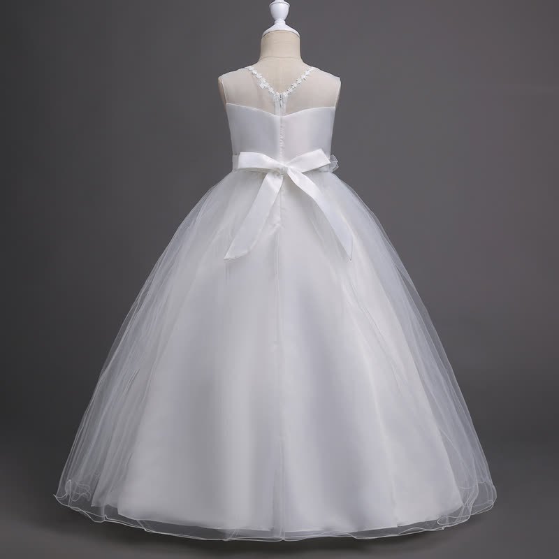 Organza Rosette Sleeveless Maxi Dresses - image 13