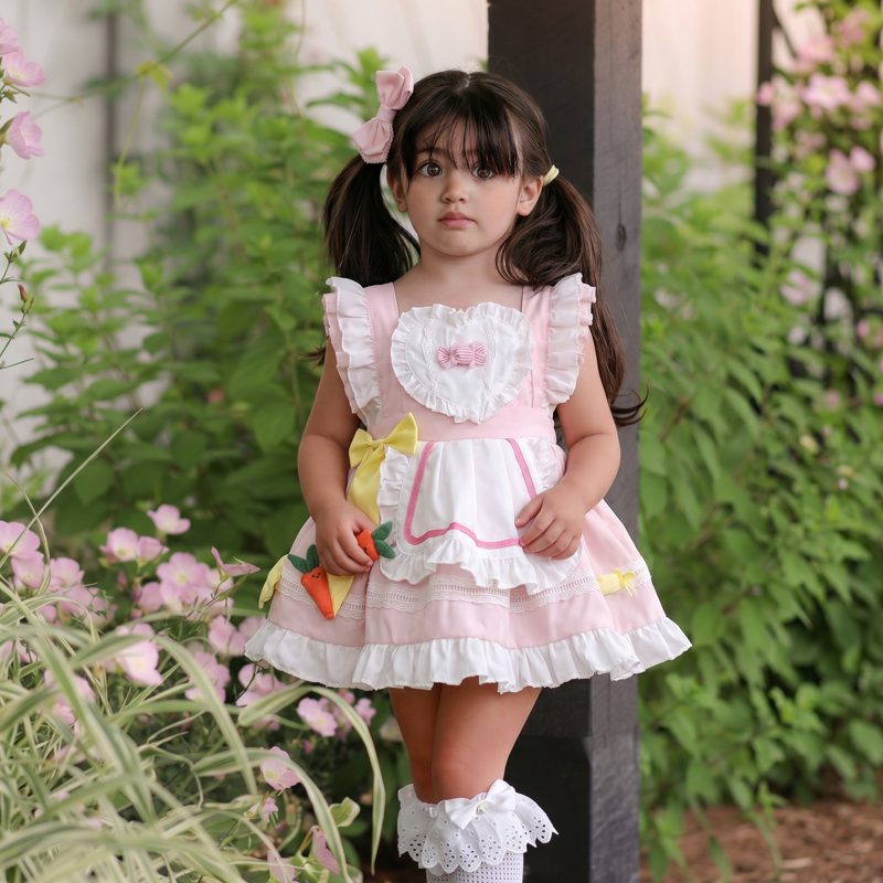 100% Cotton Lace Edge Sleeveless Short Dresses - image 2