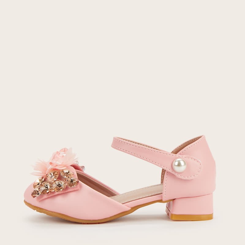Solid Rosette Square Toe Mary Janes - image 3