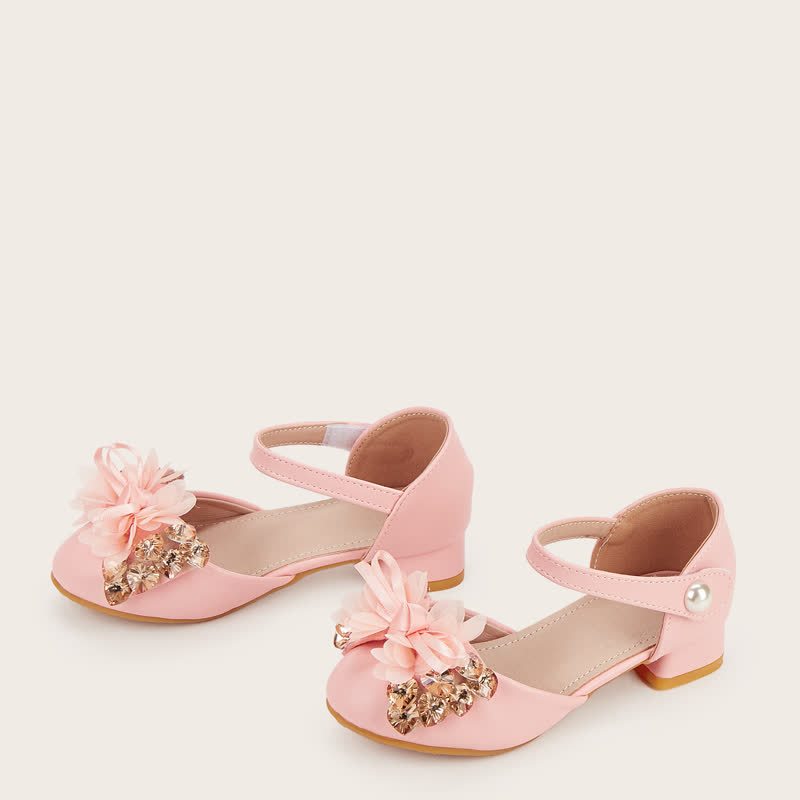 Solid Rosette Square Toe Mary Janes - image 2