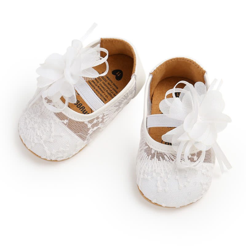 Solid Rosette Round Toe Flats - image 3