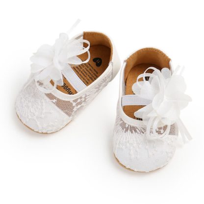 Solid Rosette Round Toe Flats - image 3