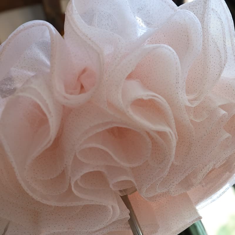 Chemical Fiber Blend Bow Sleeveless Midi Dresses - image 12