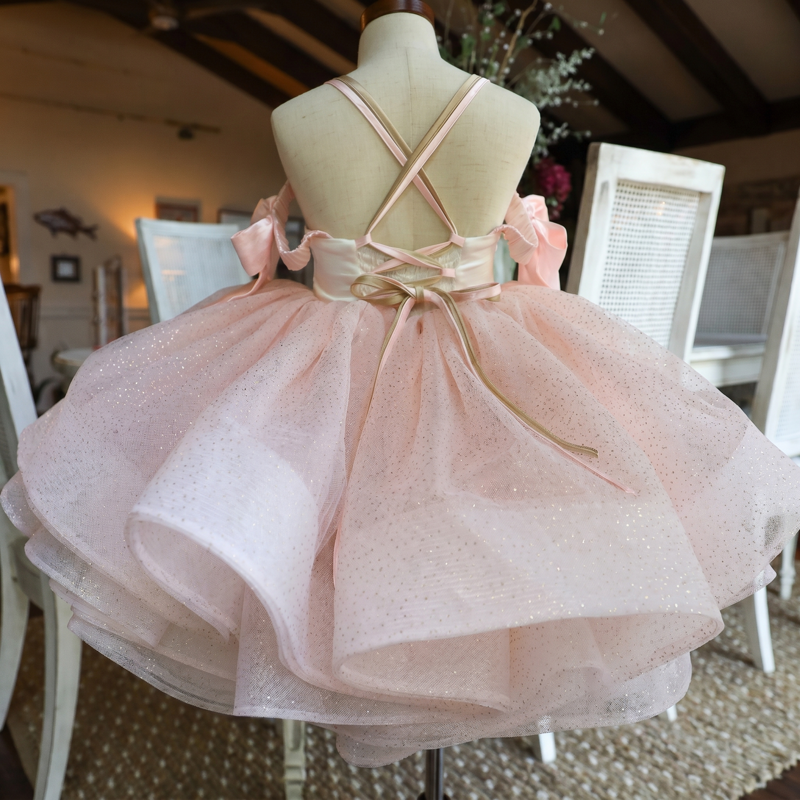 Chemical Fiber Blend Bow Sleeveless Midi Dresses - image 3