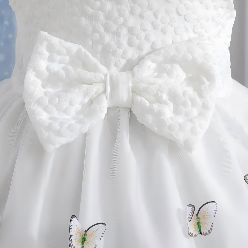 Mesh Bow Sleeveless Midi Dresses - image 4