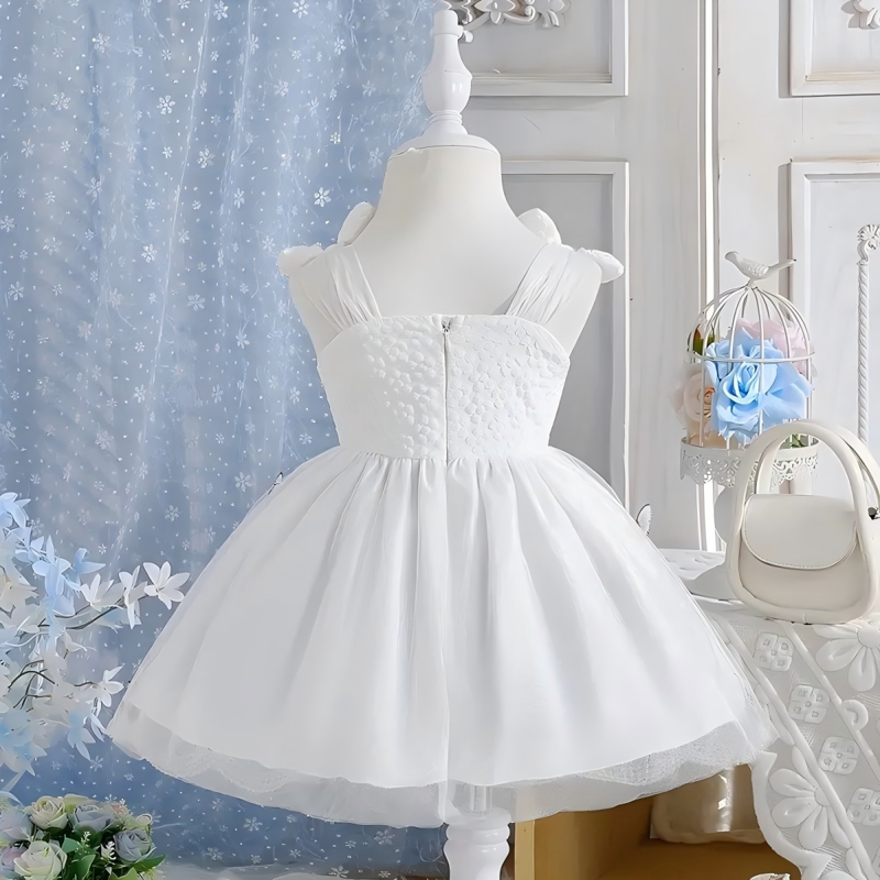 Mesh Bow Sleeveless Midi Dresses - image 2