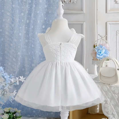 Mesh Bow Sleeveless Midi Dresses - image 2