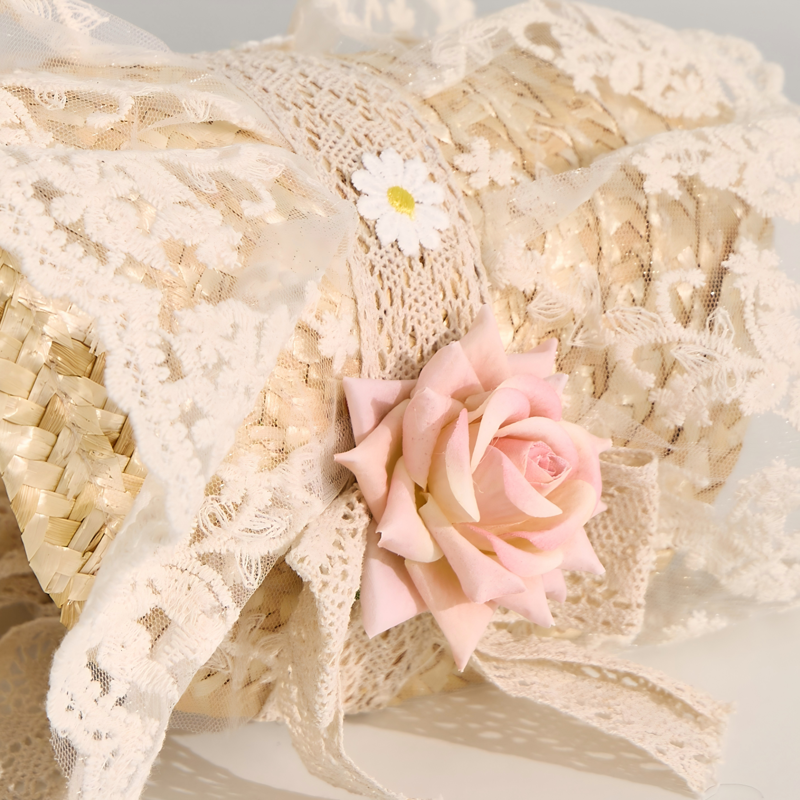 Solid Rosette Hat - image 5
