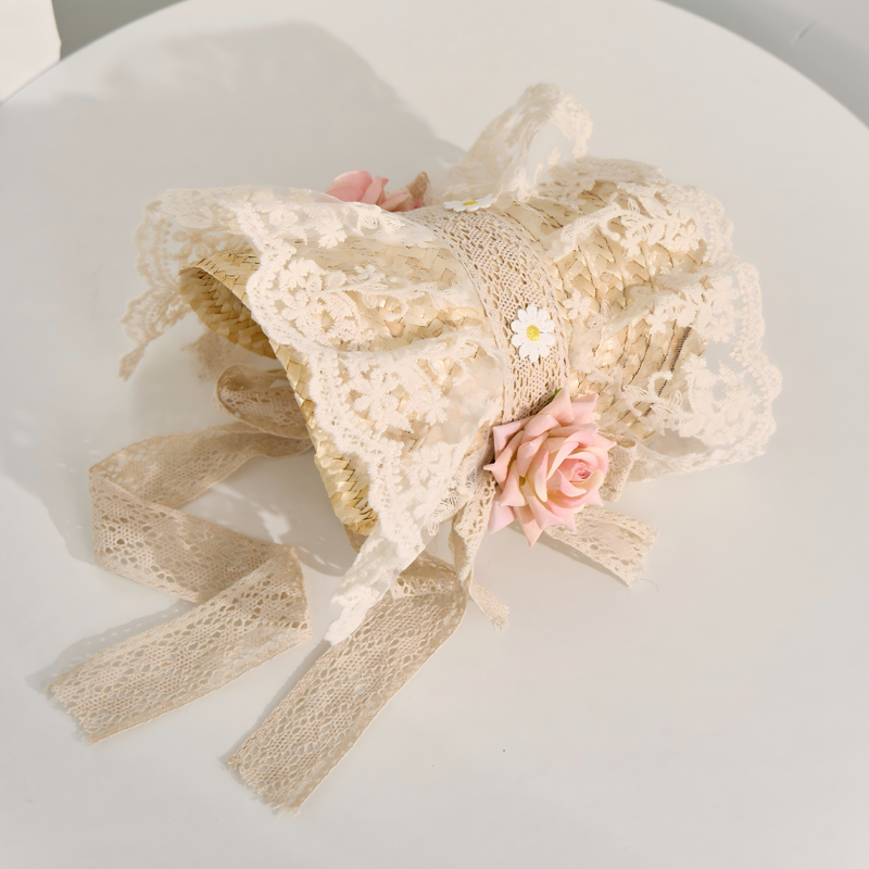 Solid Rosette Hat - image 3
