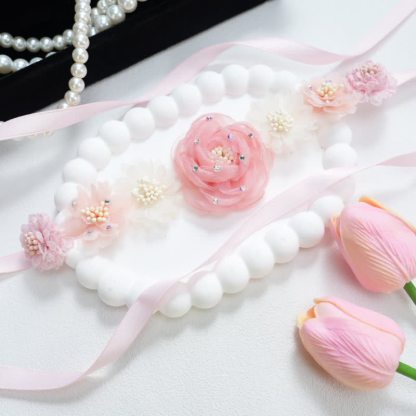 Solid Rosette Hair Accessories - Pink - One size - image 3