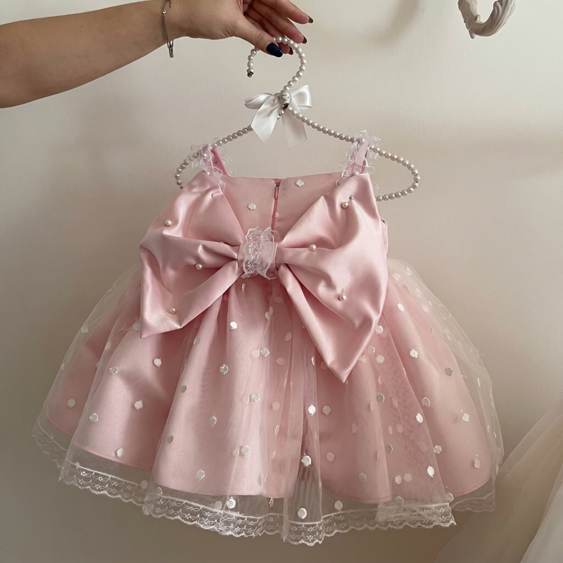 100% Cotton Bow Sleeveless Short Dresses - image 3
