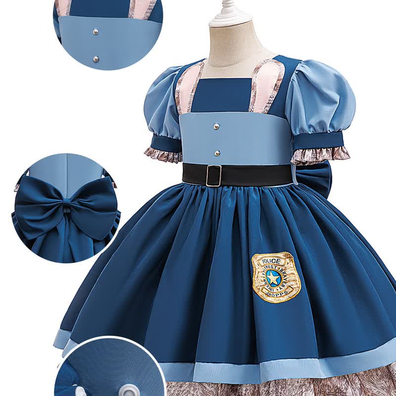 Satin Tiered Short Sleeve Midi Dresses - image 4