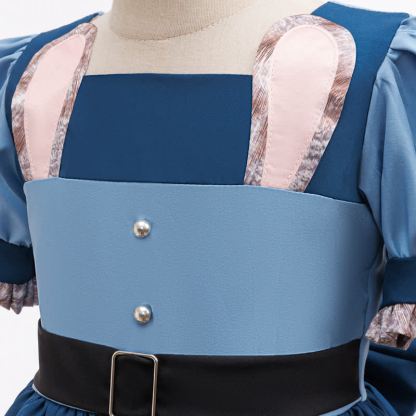 Satin Tiered Short Sleeve Midi Dresses - image 5