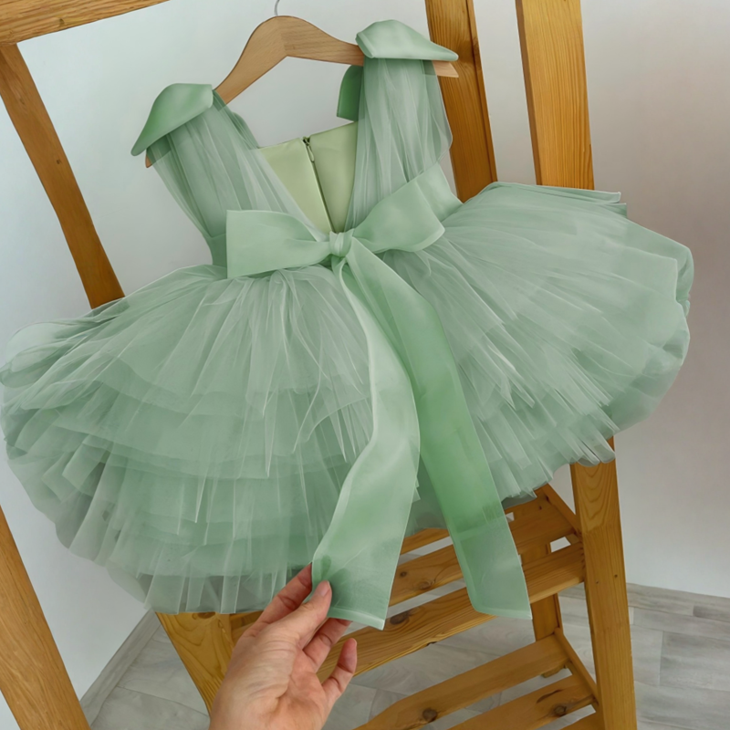 Mesh Tiered Sleeveless Midi Dresses - image 9