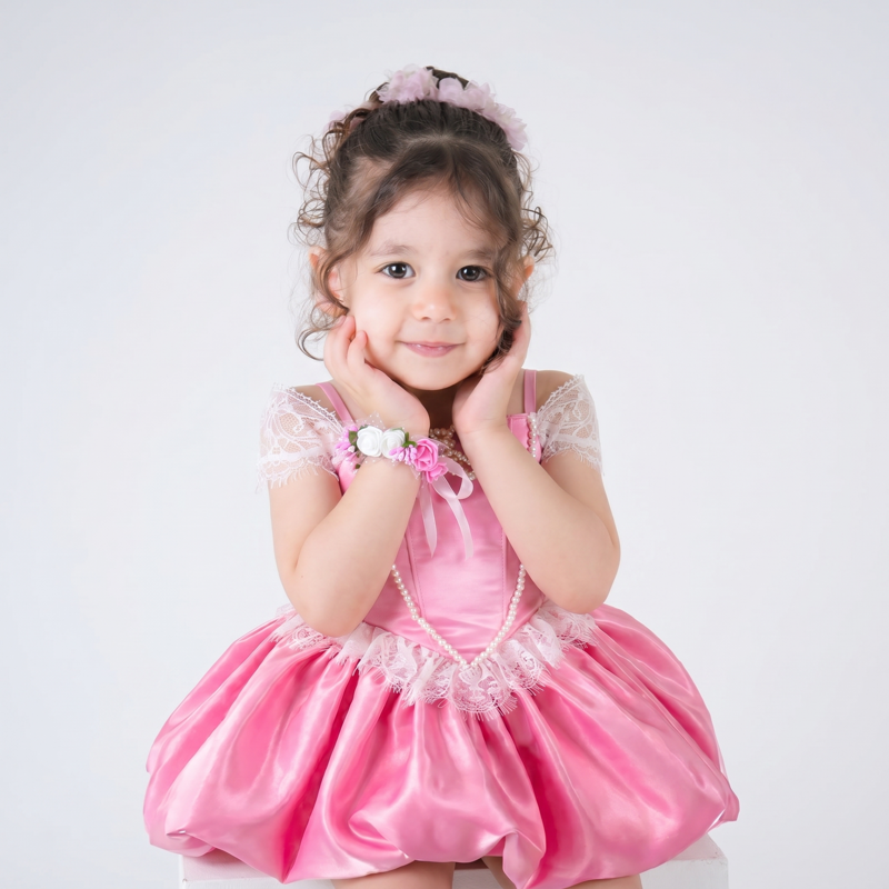 Solid Rosette Wrist Corsage - image 2