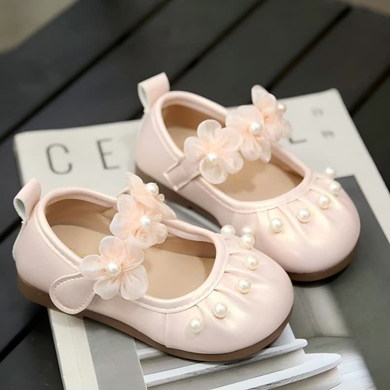 Solid Rosette Round Toe Mary Janes - image 2
