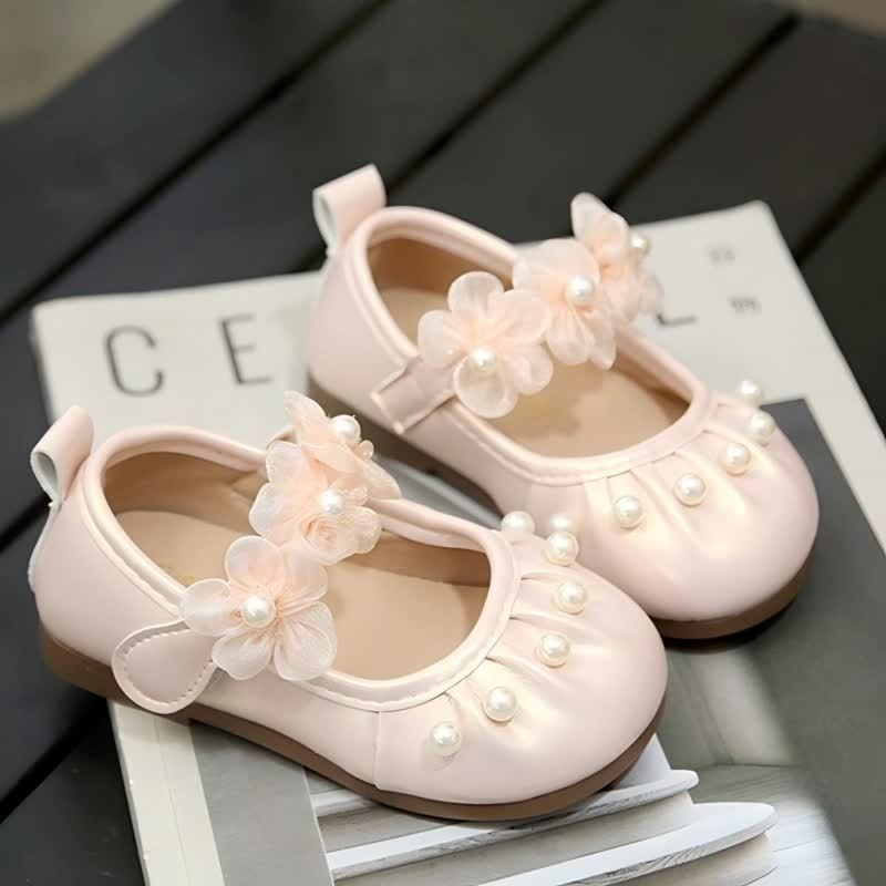 Solid Rosette Round Toe Mary Janes - image 2