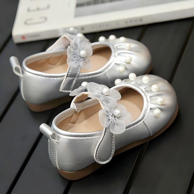 Solid Rosette Round Toe Mary Janes - image 11