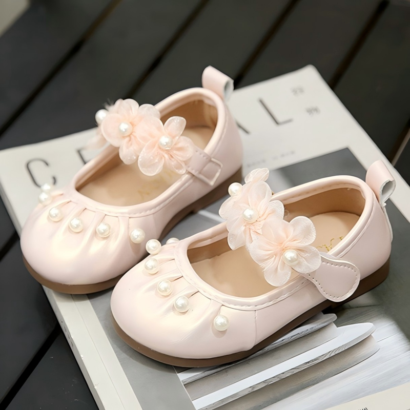 Solid Rosette Round Toe Mary Janes - image 3